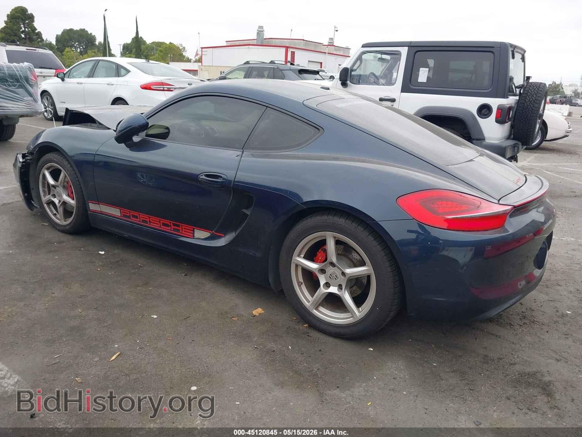 2014 PORSCHE CAYMAN - VIN: WP0AA2A85EK170254 - Фото 3