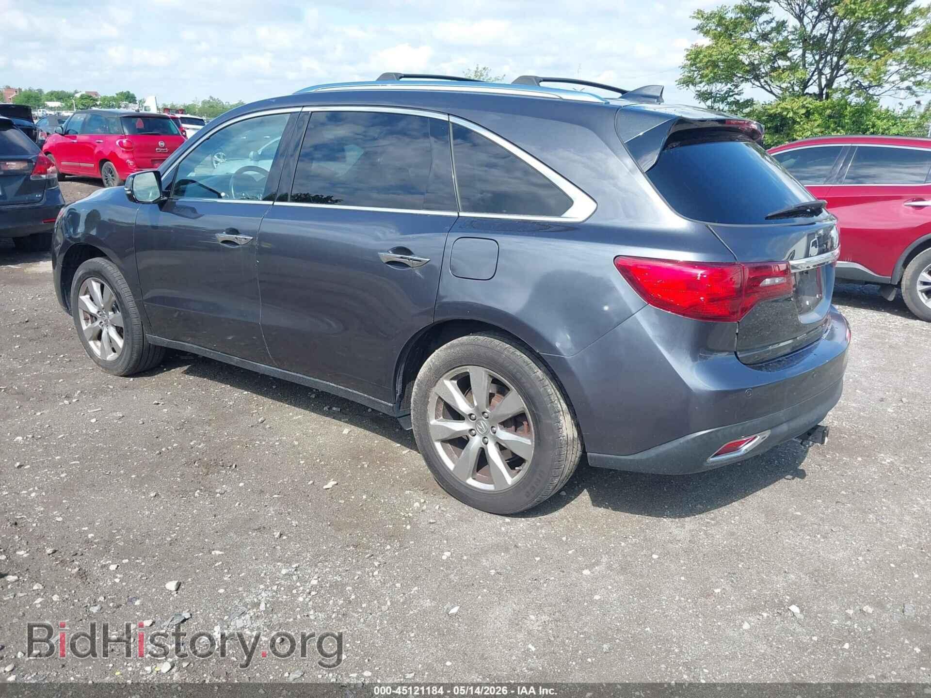 2014 ACURA MDX - VIN: 5FRYD4H86EB032709 - Фото 3