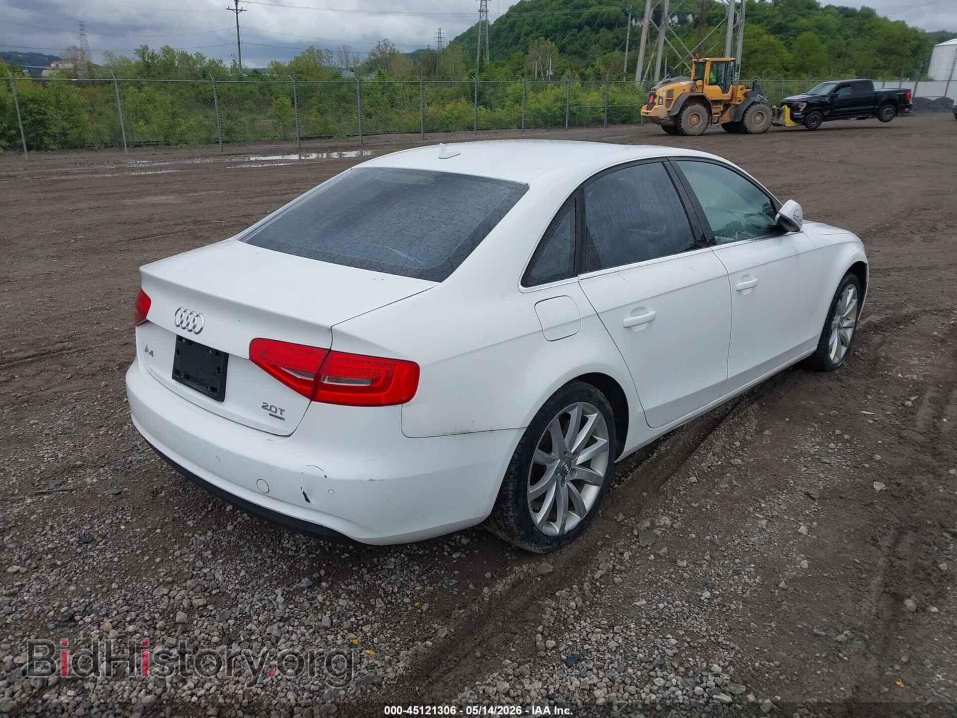 2013 AUDI A4 - VIN: WAUKFAFL7DN021383 - Photo 4