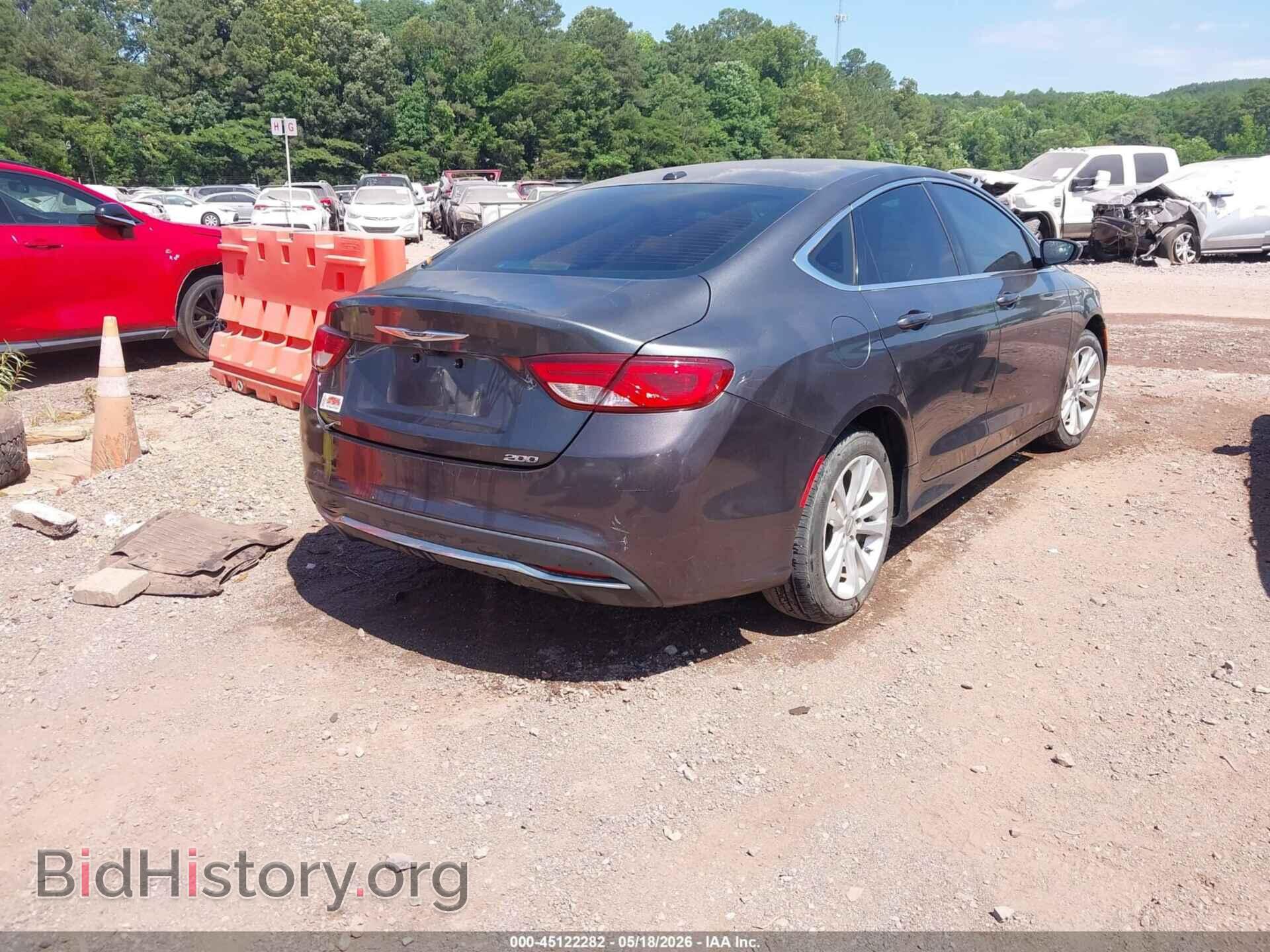 2015 CHRYSLER 200 - VIN: 1C3CCCAB5FN603726 - Photo 4