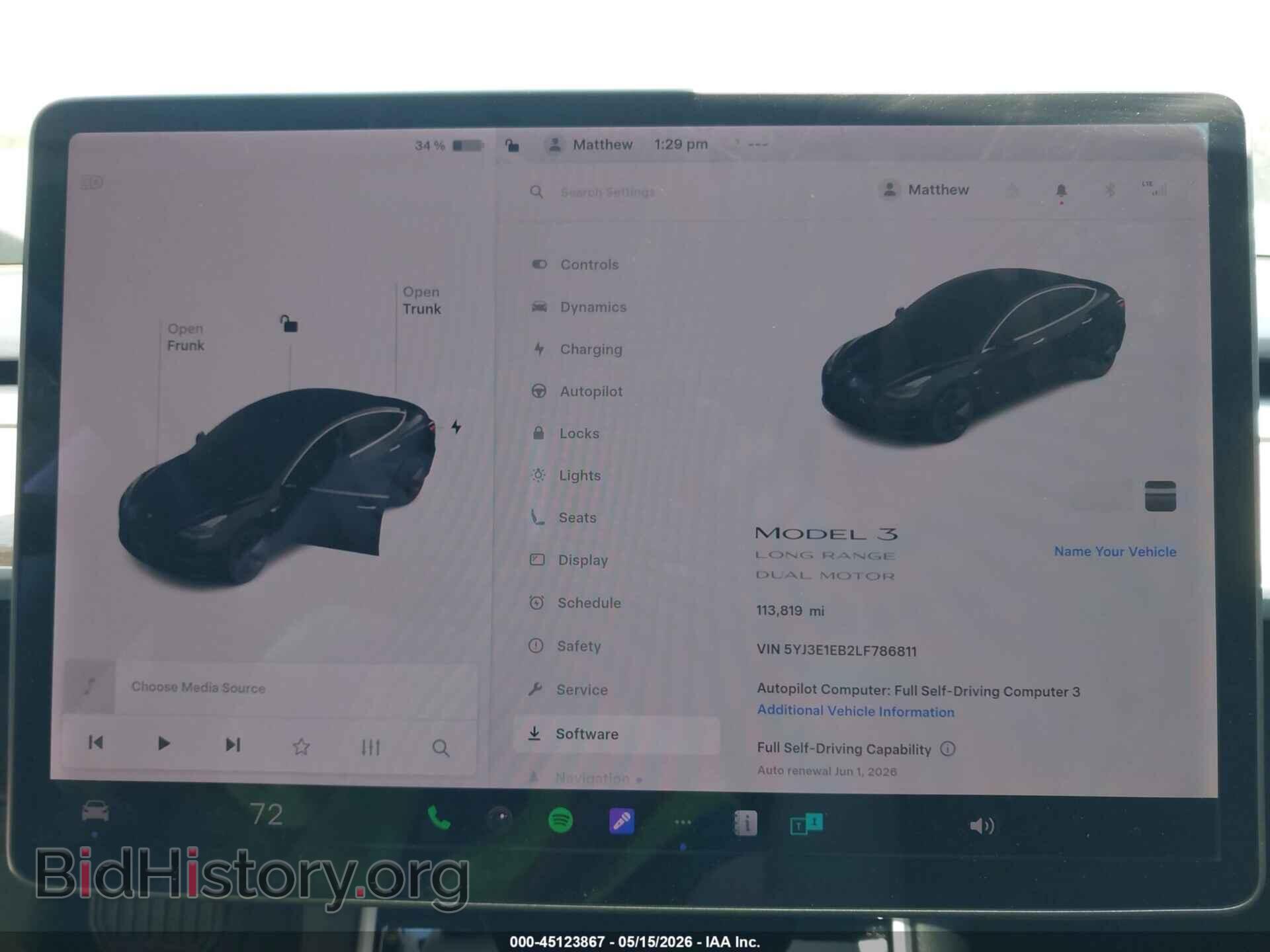 2020 TESLA MODEL 3 - VIN: 5YJ3E1EB2LF786811 - Фото 7