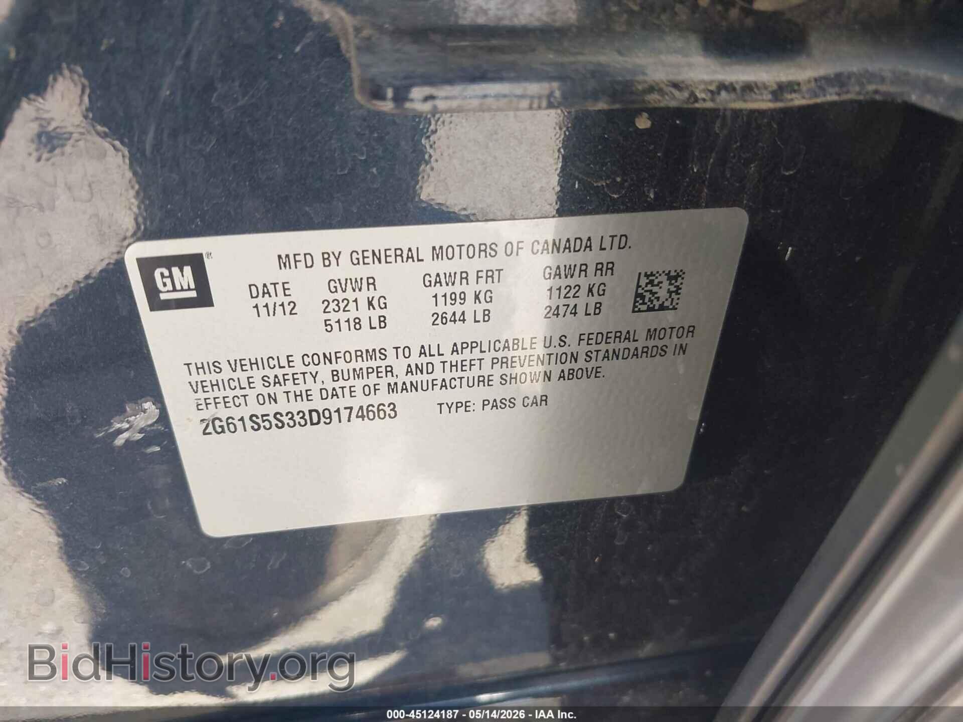 2013 CADILLAC XTS - VIN: 2G61S5S33D9174663 - Photo 9