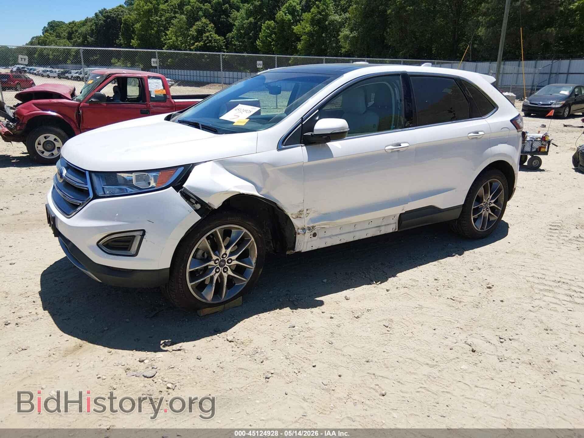 2015 FORD EDGE - VIN: 2FMTK3K82FBC28922 - Photo 2