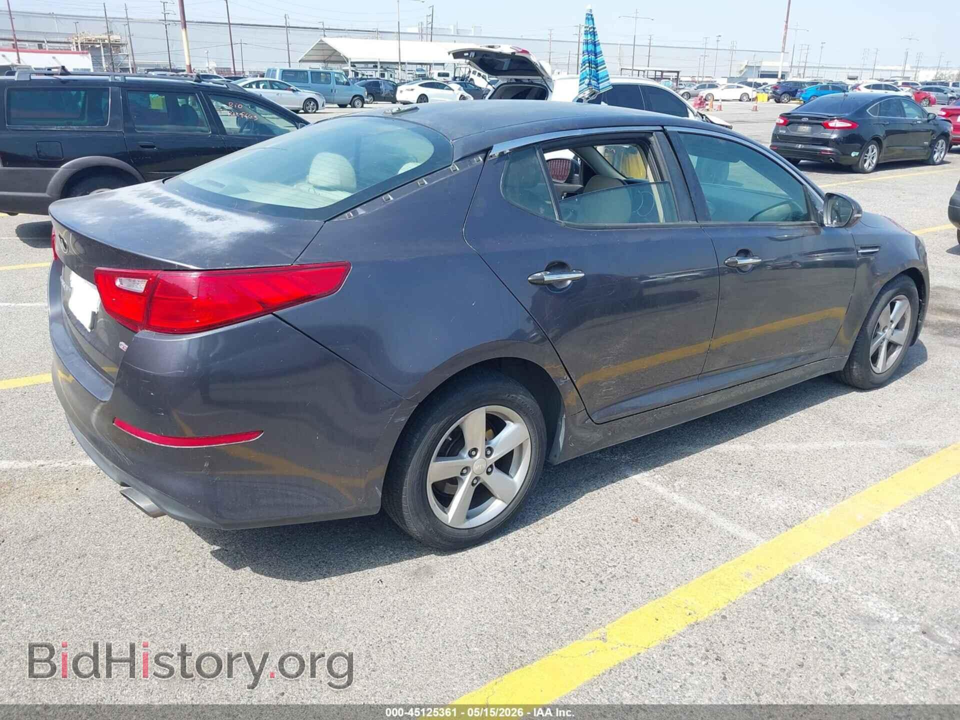 2015 KIA OPTIMA - VIN: 5XXGM4A71FG425739 - Фото 4