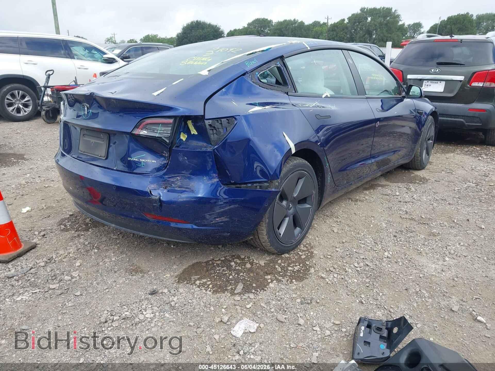 2022 TESLA MODEL 3 - VIN: 5YJ3E1EB2NF261623 - Фото 4