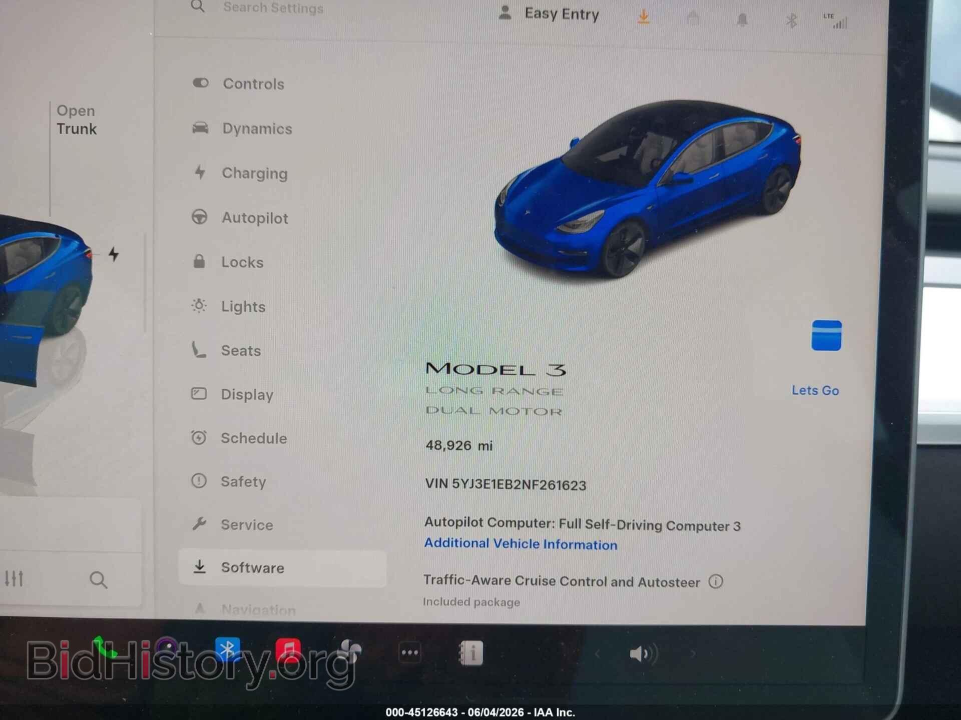 2022 TESLA MODEL 3 - VIN: 5YJ3E1EB2NF261623 - Фото 7