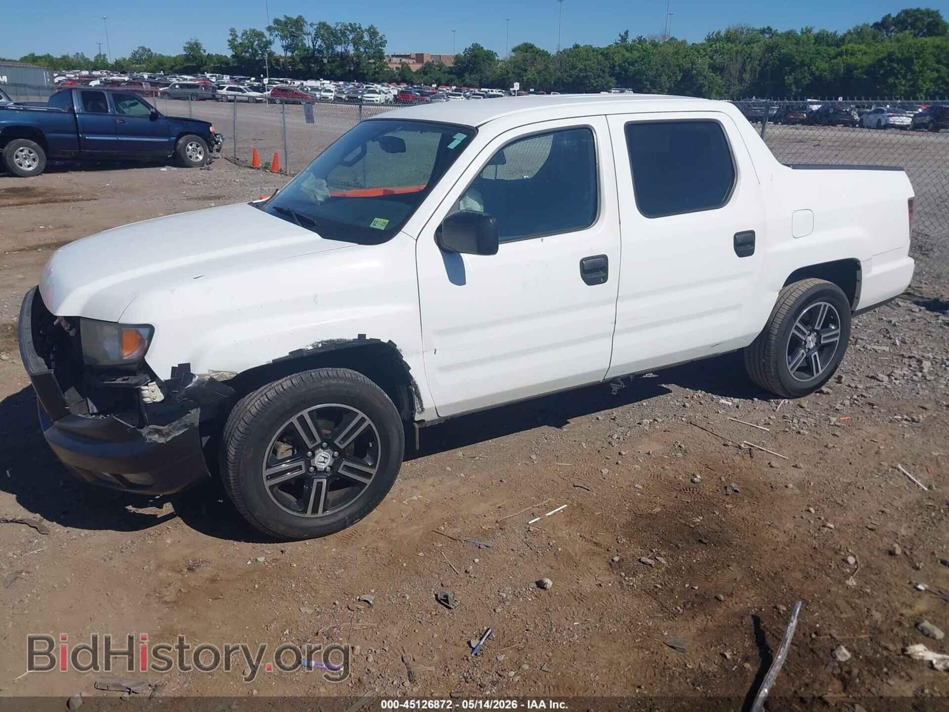 2014 HONDA RIDGELINE - VIN: 5FPYK1F71EB013945 - Фото 2