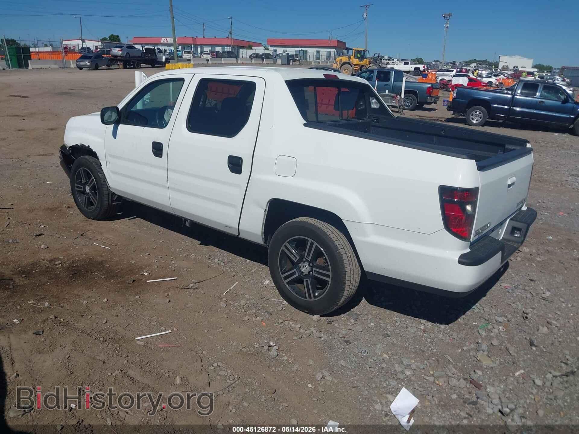 2014 HONDA RIDGELINE - VIN: 5FPYK1F71EB013945 - Фото 3