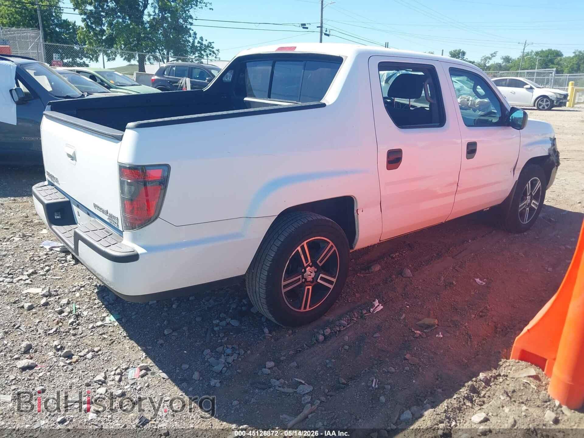 2014 HONDA RIDGELINE - VIN: 5FPYK1F71EB013945 - Фото 4