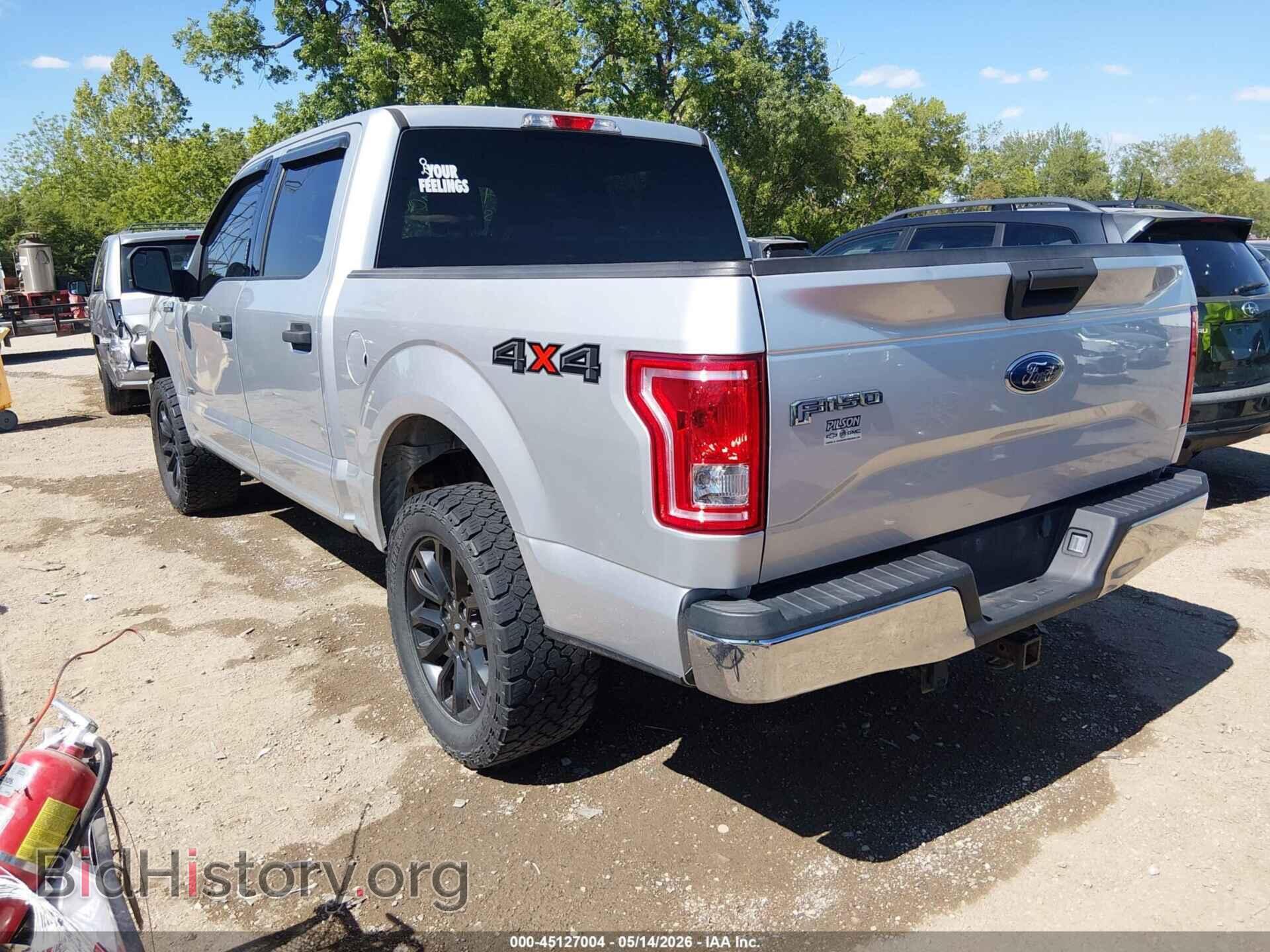 2017 FORD F-150 - VIN: 1FTEW1EP0HFC37015 - Фото 3