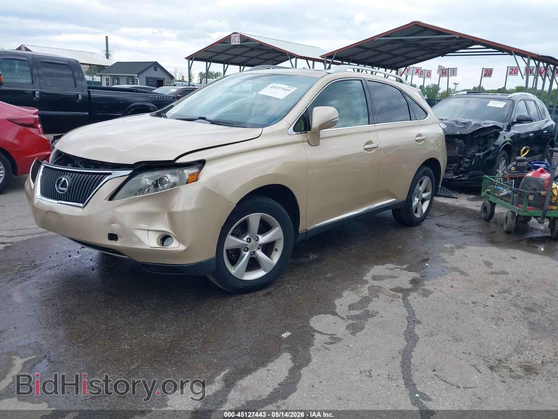 2010 LEXUS RX 350 - VIN: 2T2BK1BA4AC017286 - Фото 2