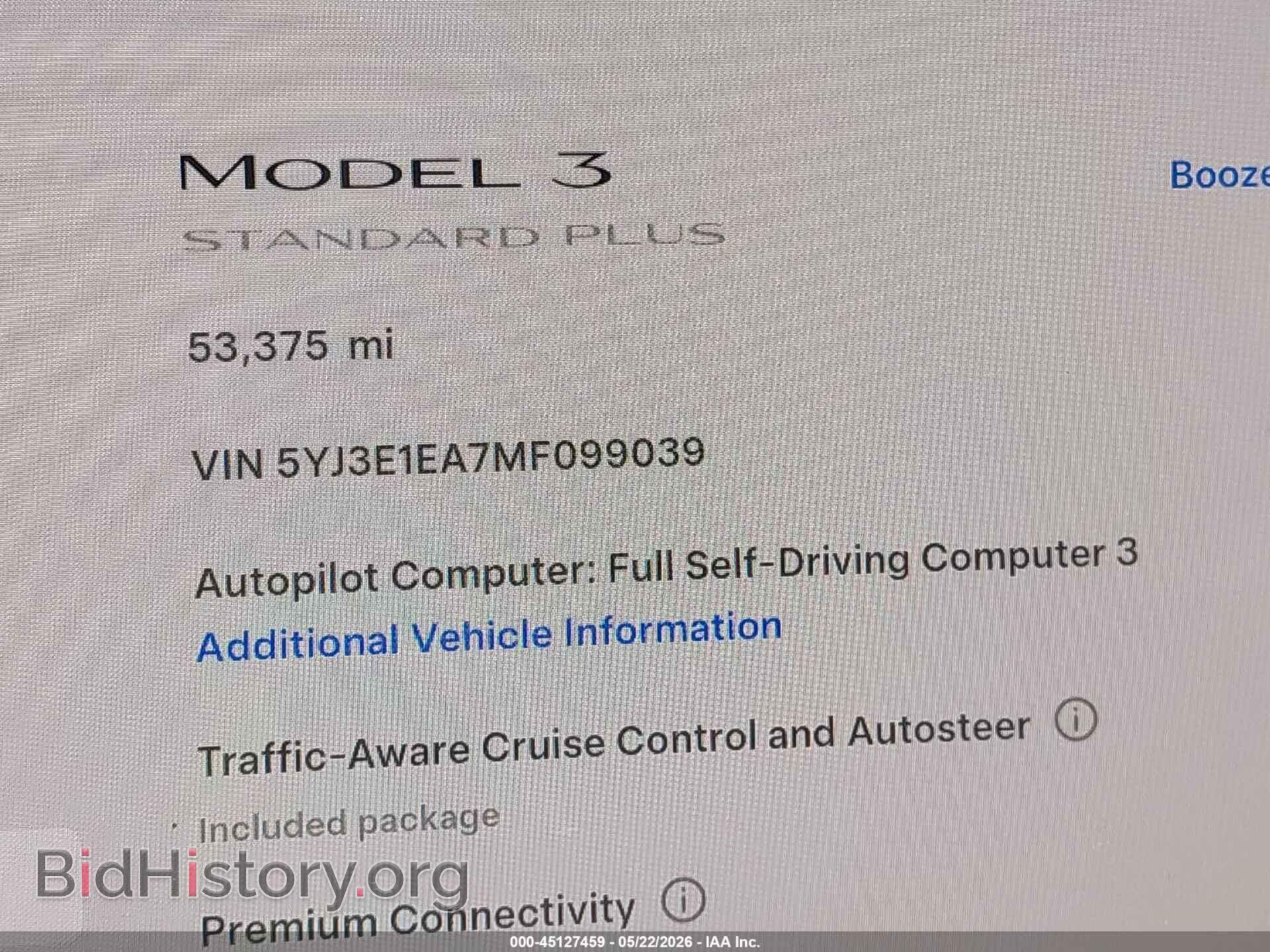 2021 TESLA MODEL 3 - VIN: 5YJ3E1EA7MF099039 - Фото 15