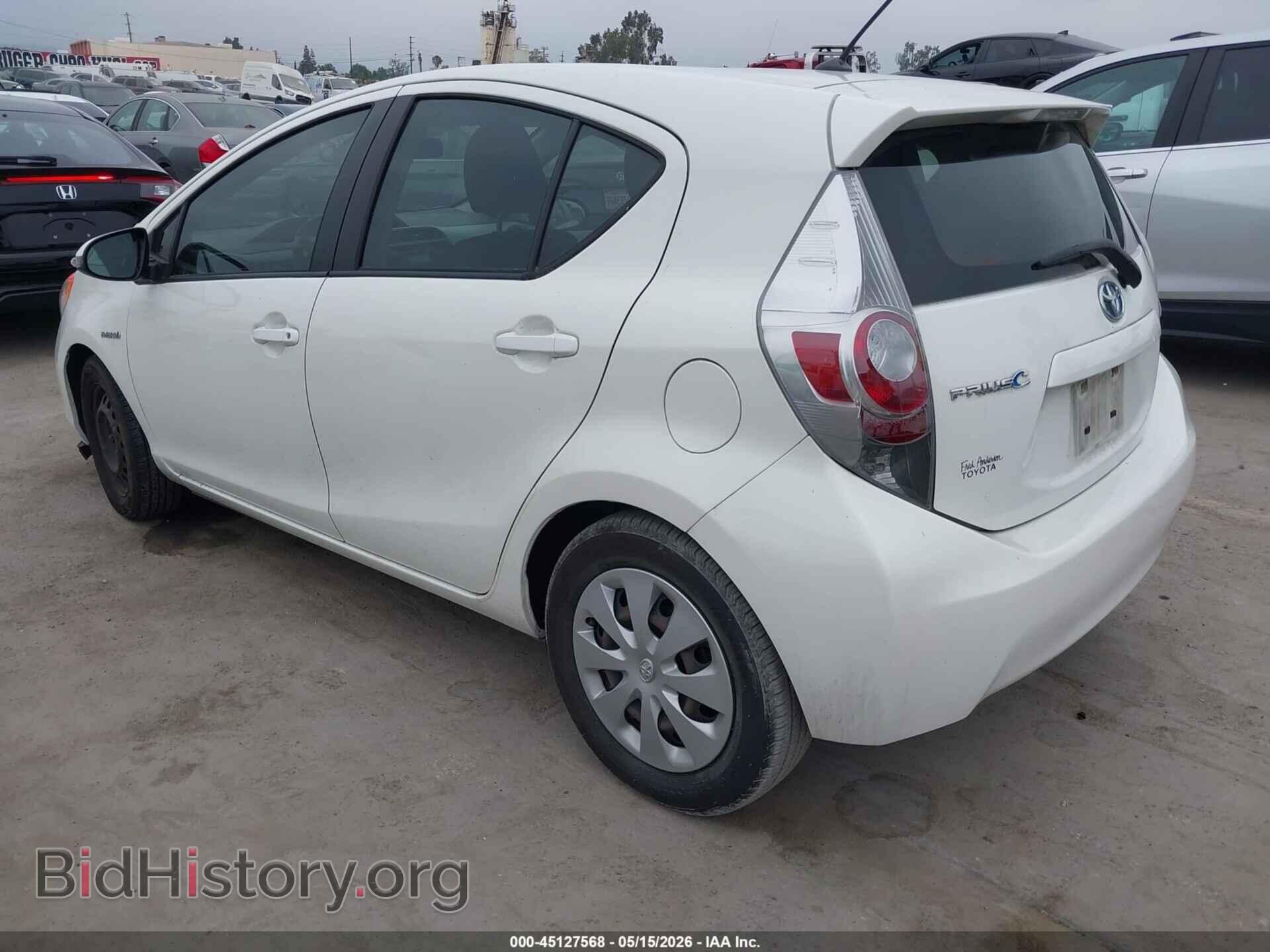 2012 TOYOTA PRIUS C - VIN: JTDKDTB37C1022355 - Фото 3