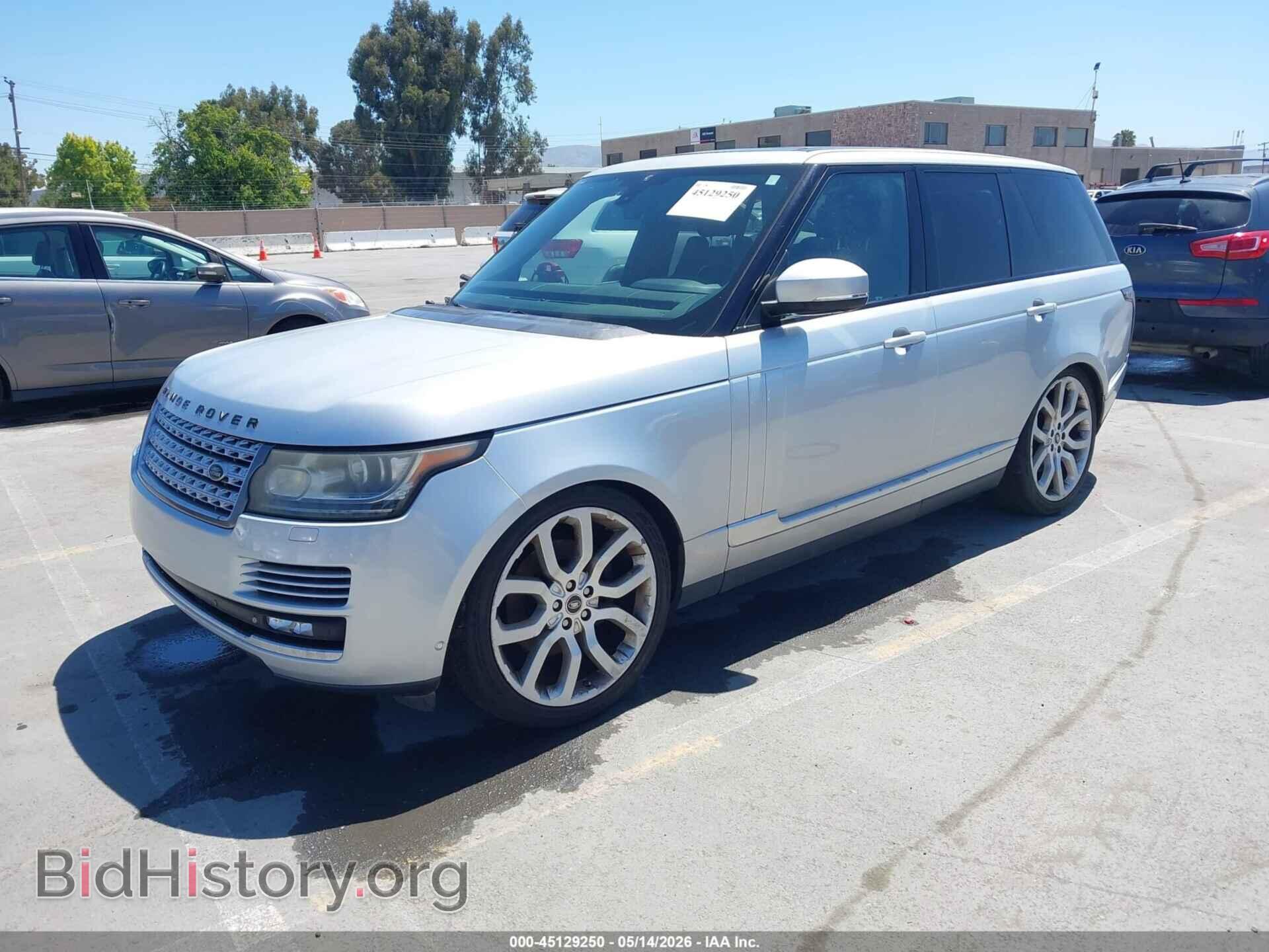 2014 LAND ROVER RANGE ROVER - VIN: SALGS2VF1EA128730 - Фото 2