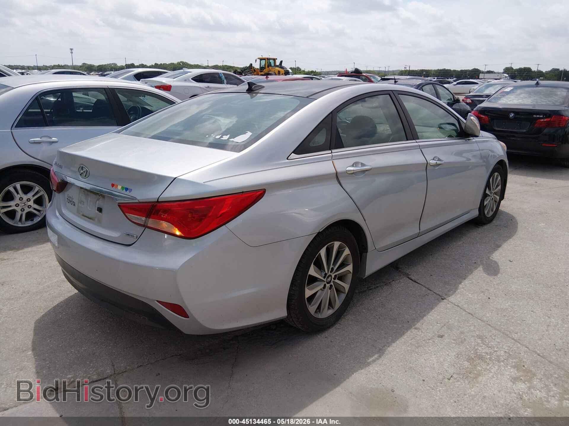 2014 HYUNDAI SONATA - VIN: 5NPEC4AC0EH869124 - Фото 4