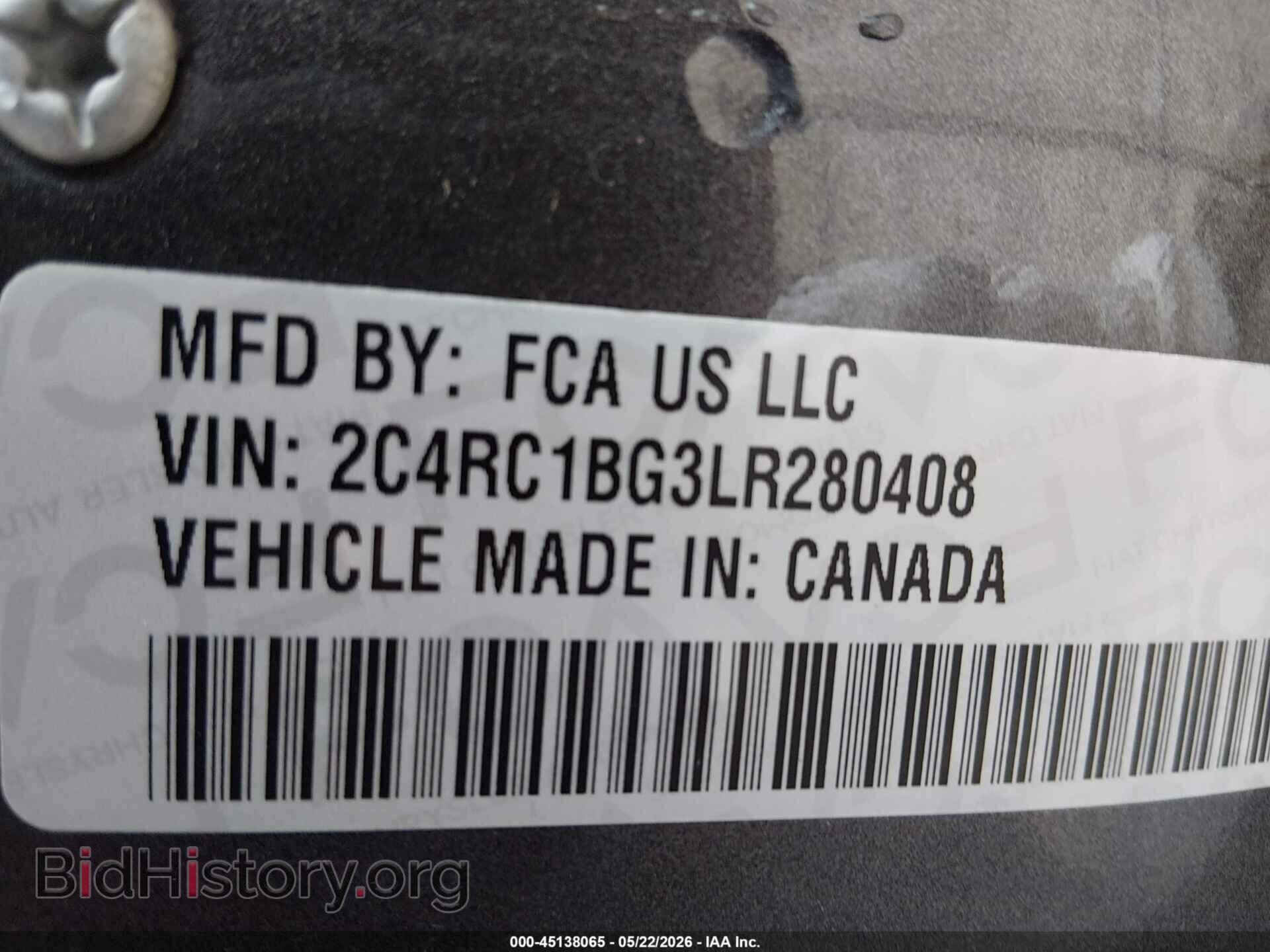 2020 CHRYSLER PACIFICA - VIN: 2C4RC1BG3LR280408 - Photo 9