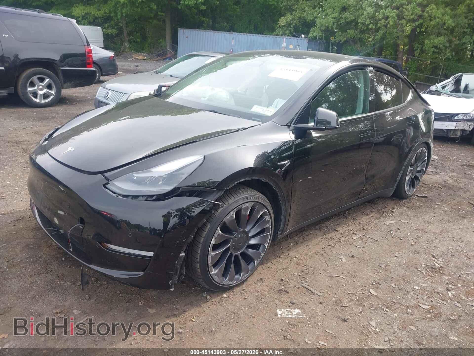 2021 TESLA MODEL Y - VIN: 5YJYGDEF5MF252000 - Фото 2