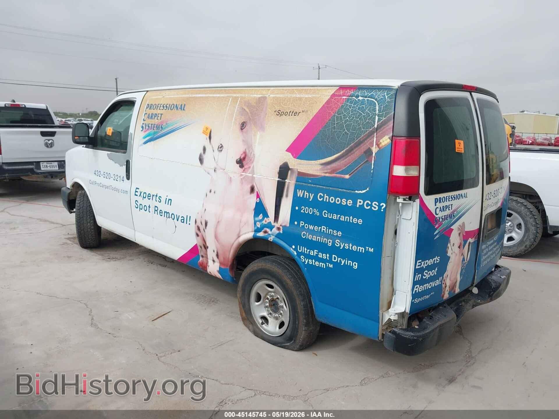 2012 CHEVROLET EXPRESS 2500 - VIN: 1GCWGFBA4C1193377 - Фото 3