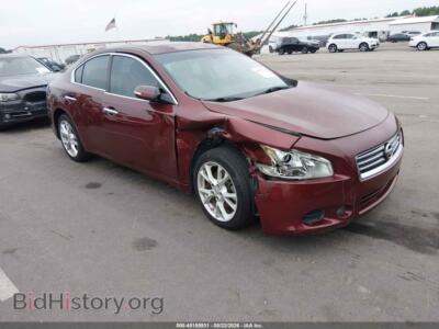 2012 Nissan MAXIMA 3.5 SV, красный — VIN 1N4AA5AP1CC812782, IAAI