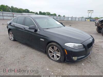 2011 BMW 528I, черный — VIN WBAFR1C55BC749565, IAAI
