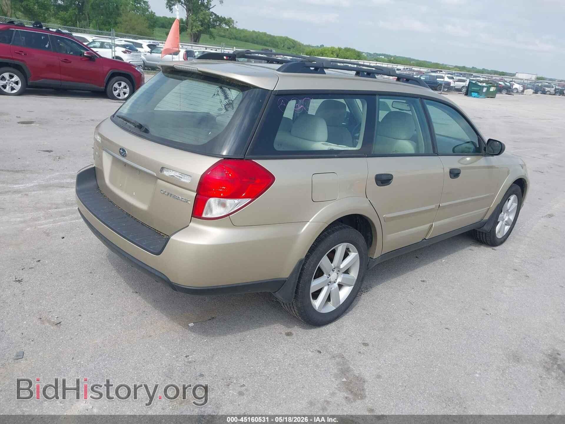 2009 SUBARU OUTBACK - VIN: 4S4BP61C697329110 - Фото 4