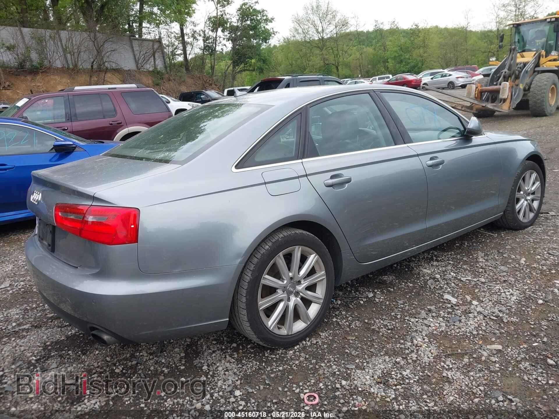 2013 AUDI A6 - VIN: WAUGFAFC0DN057678 - Фото 4