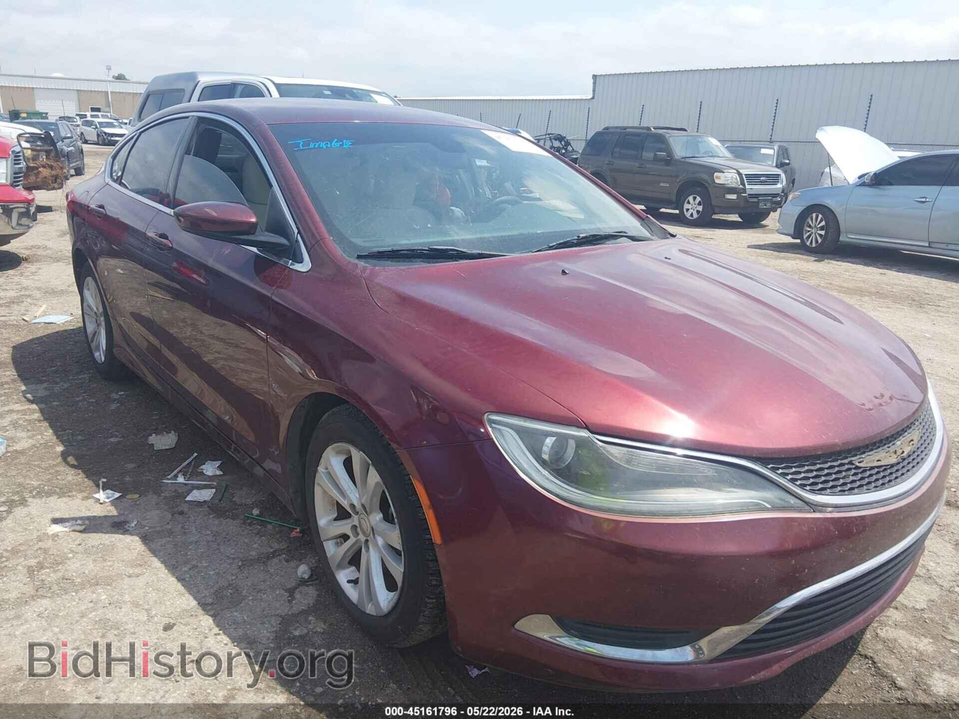 Фотография 1C3CCCAB0FN654048 - CHRYSLER 200 2015