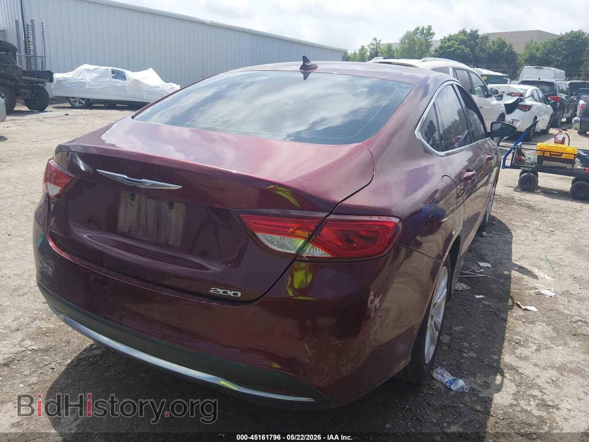 2015 CHRYSLER 200 - VIN: 1C3CCCAB0FN654048 - Фото 4