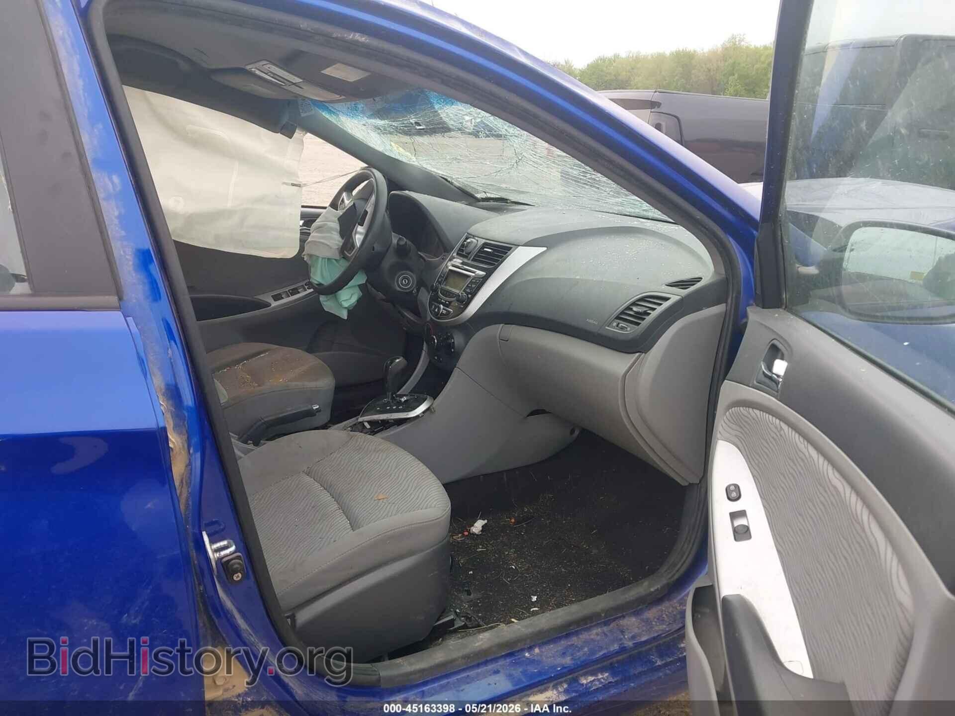 2012 HYUNDAI ACCENT - VIN: KMHCU4AE2CU168475 - Фото 5