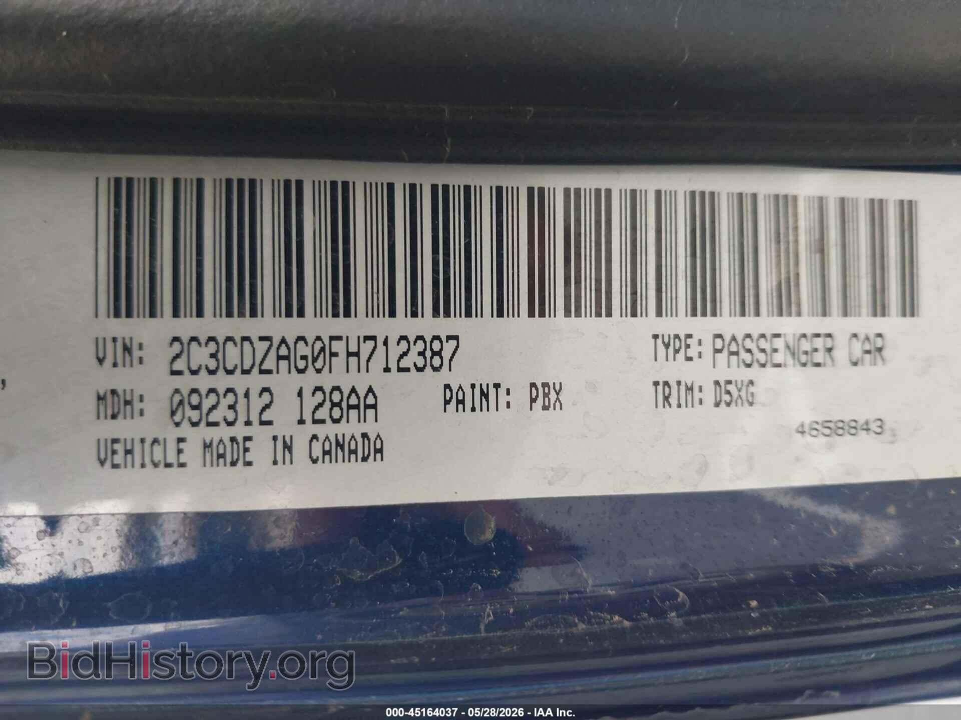 2015 DODGE CHALLENGER - VIN: 2C3CDZAG0FH712387 - Photo 9