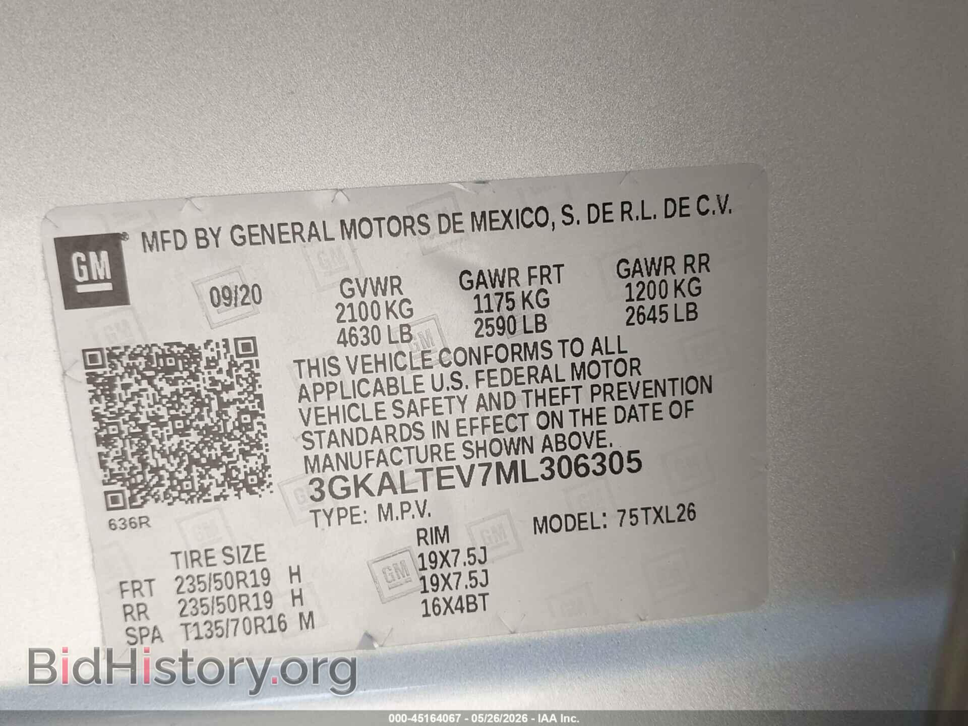 2021 GMC TERRAIN - VIN: 3GKALTEV7ML306305 - Фото 9