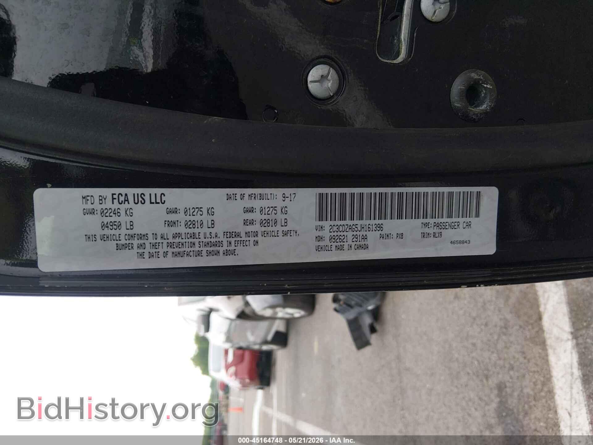 2018 DODGE CHALLENGER - VIN: 2C3CDZAG5JH161396 - Фото 9