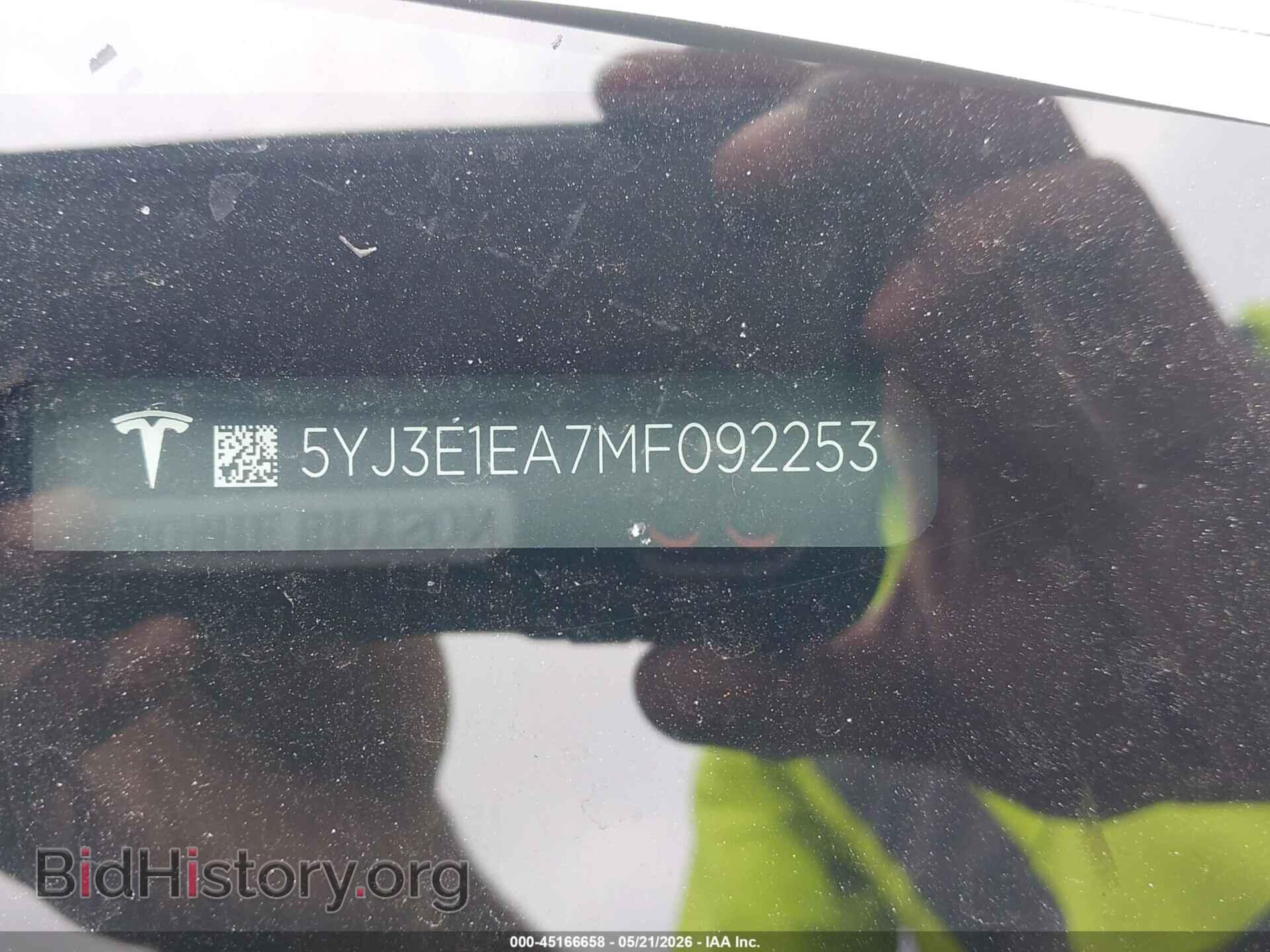2021 TESLA MODEL 3 - VIN: 5YJ3E1EA7MF092253 - Photo 9