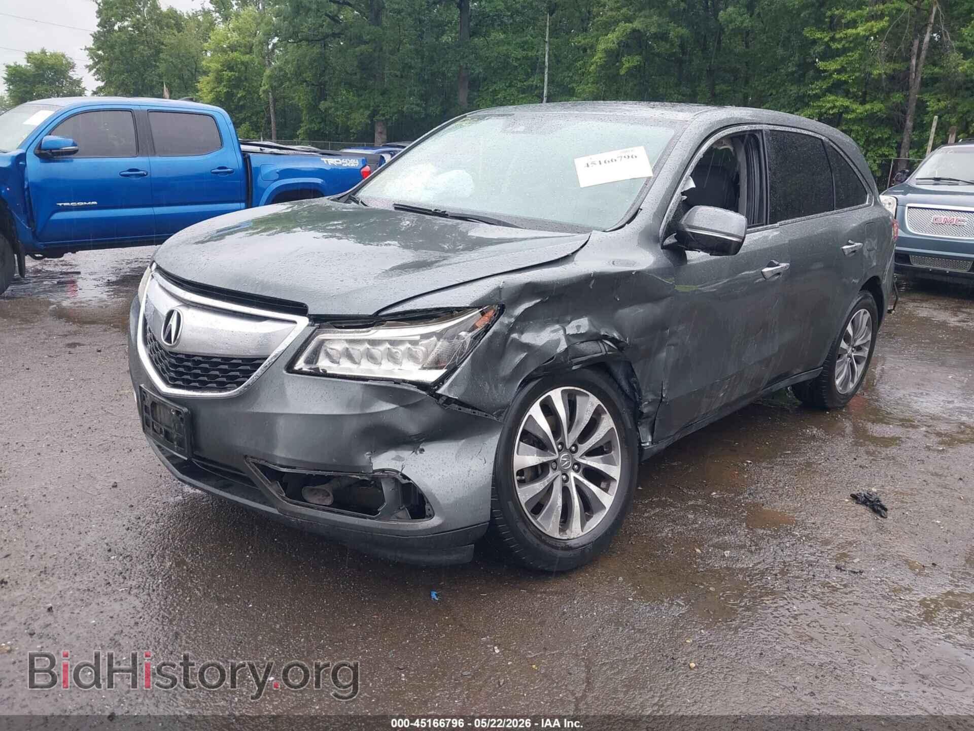 2016 ACURA MDX - VIN: 5FRYD4H47GB030449 - Фото 2