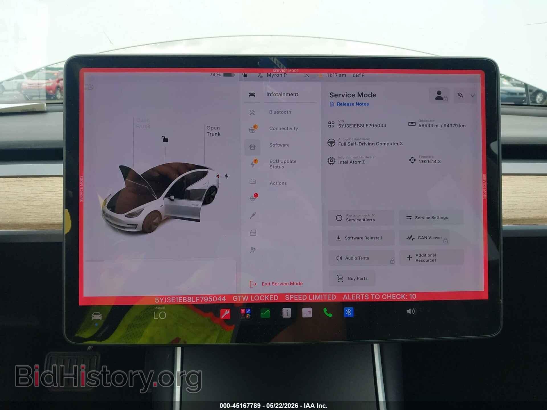 2020 TESLA MODEL 3 - VIN: 5YJ3E1EB8LF795044 - Photo 19
