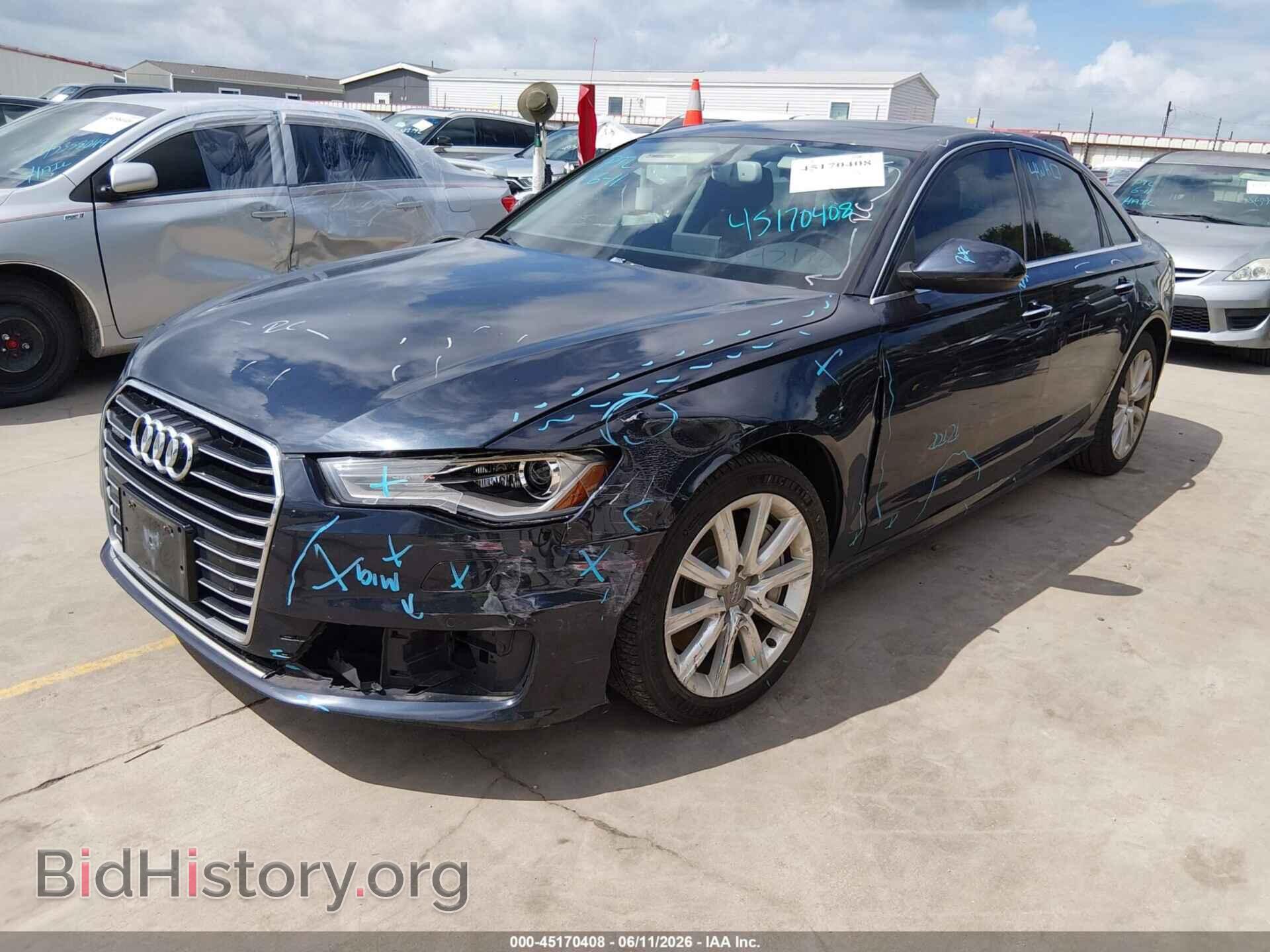 2016 AUDI A6 - VIN: WAUGFAFC3GN014232 - Фото 2