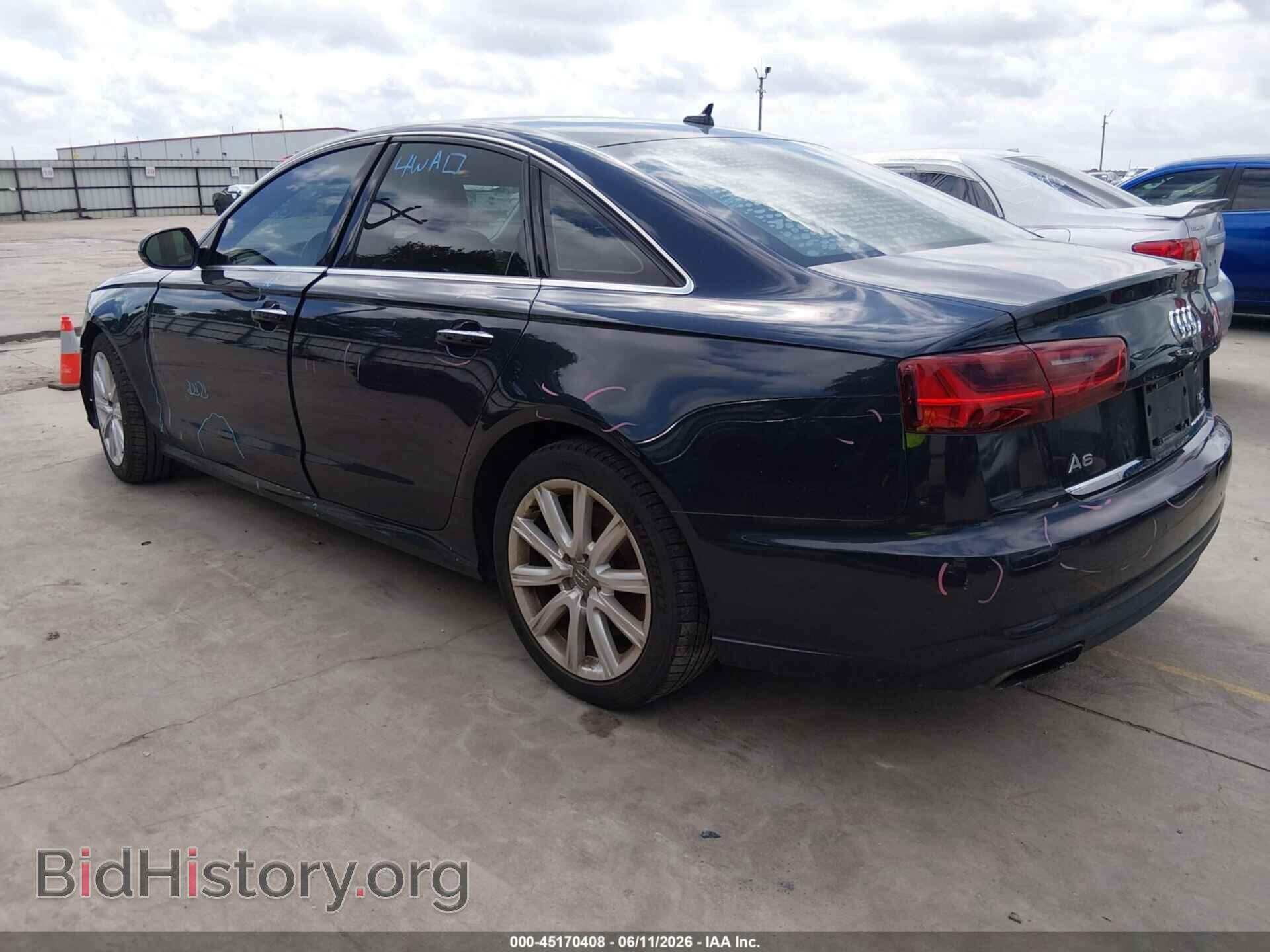 2016 AUDI A6 - VIN: WAUGFAFC3GN014232 - Фото 3