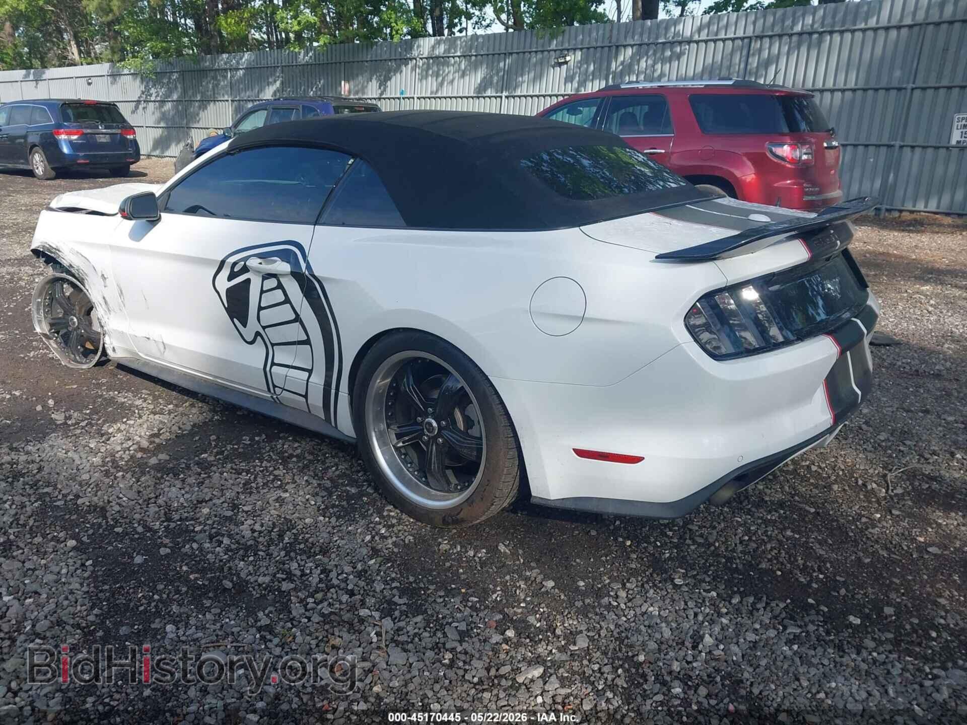 2016 FORD MUSTANG - VIN: 1FATP8UH8G5204684 - Фото 3
