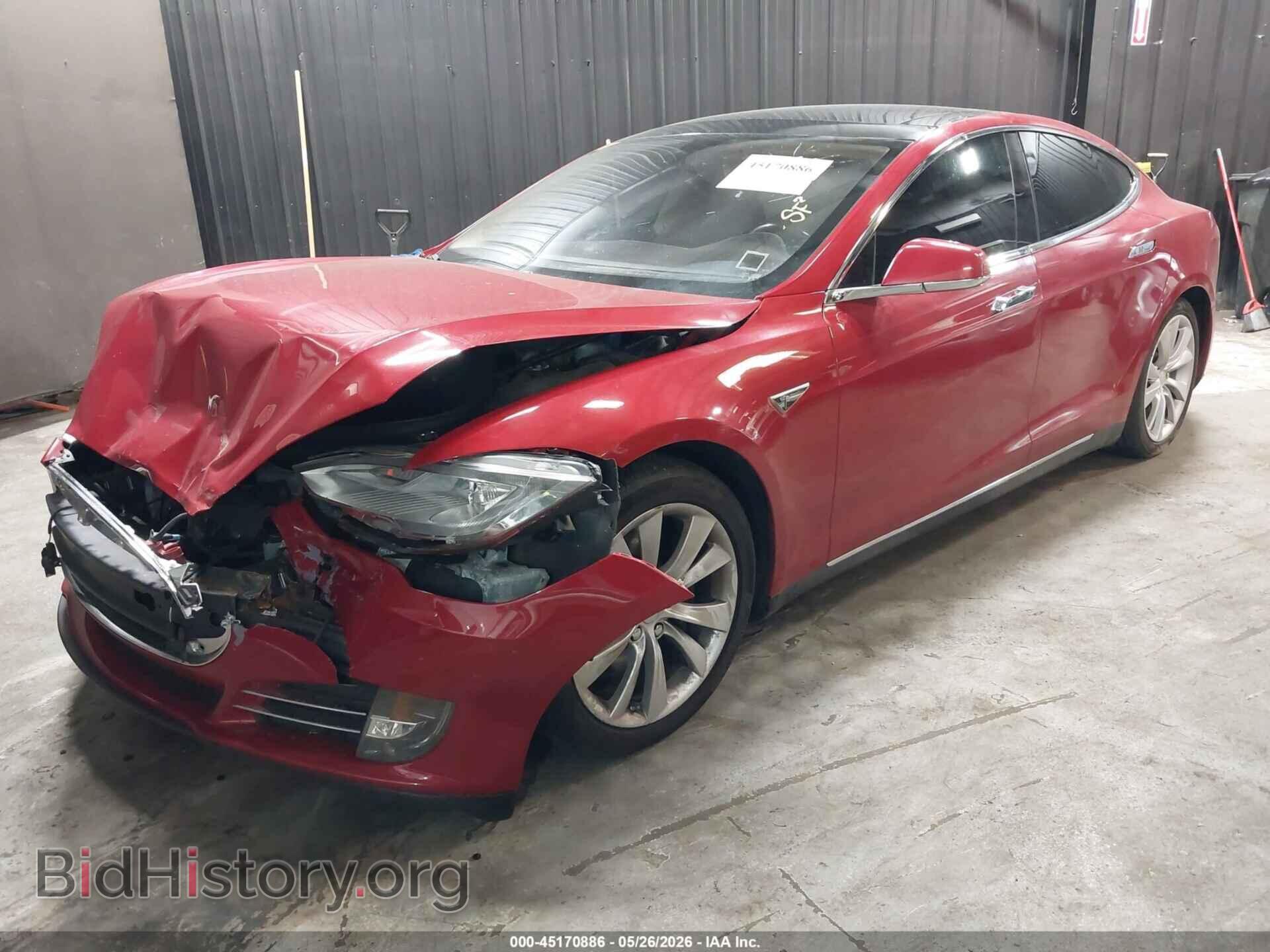 2014 TESLA MODEL S - VIN: 5YJSA1H14EFP43410 - Фото 2
