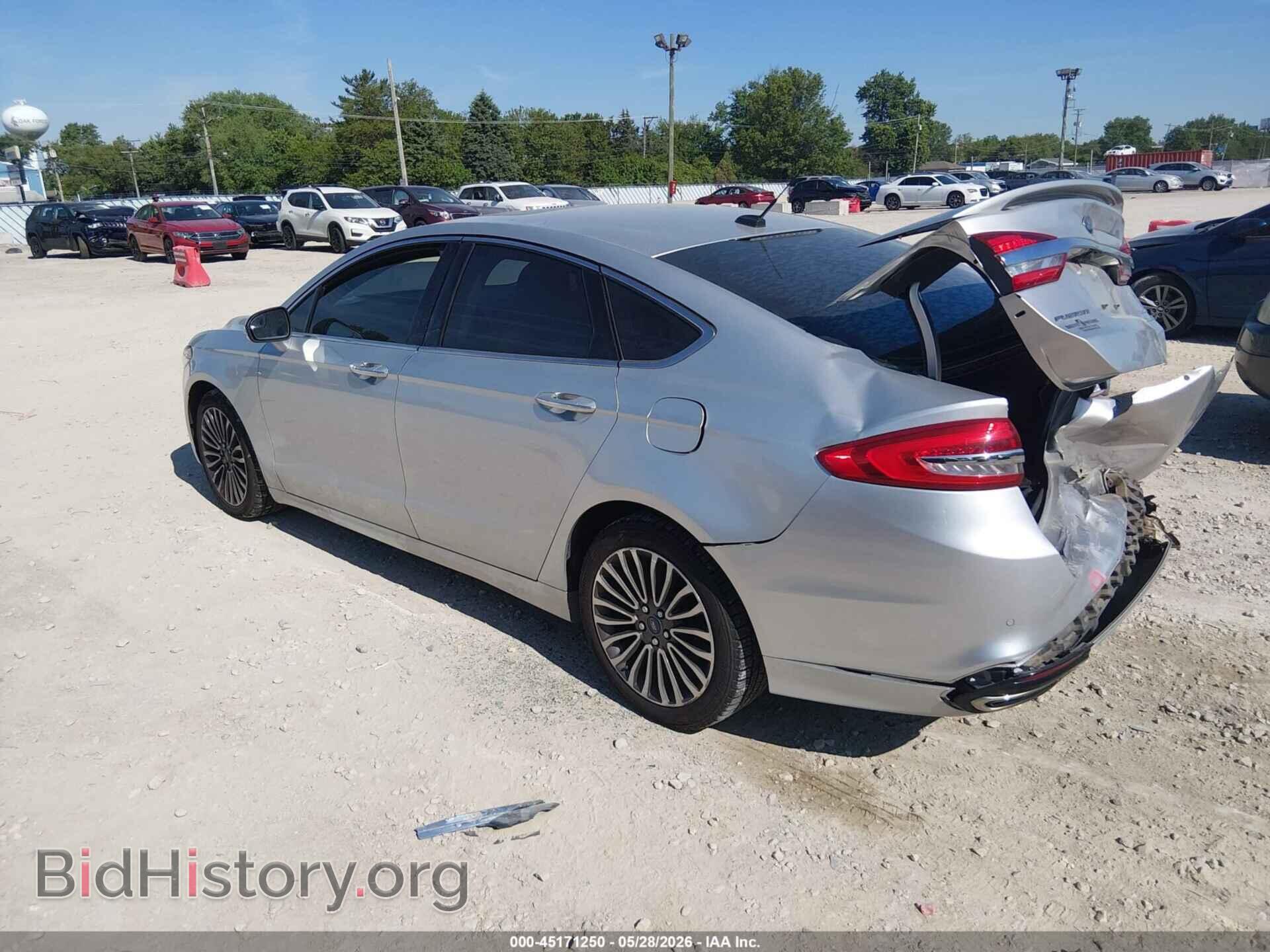 2018 FORD FUSION - VIN: 3FA6P0D98JR151111 - Фото 3