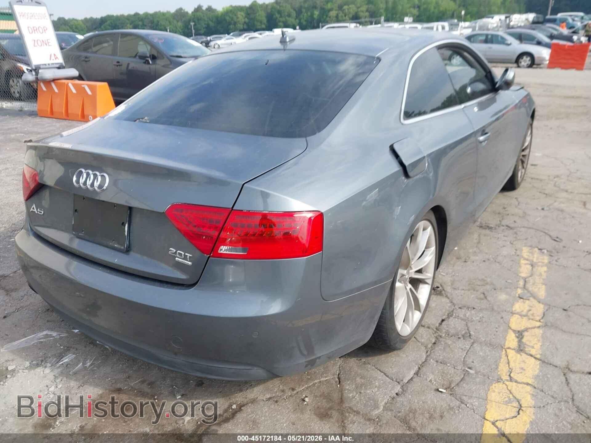 2013 AUDI A5 - VIN: WAULFAFR8DA002311 - Photo 4