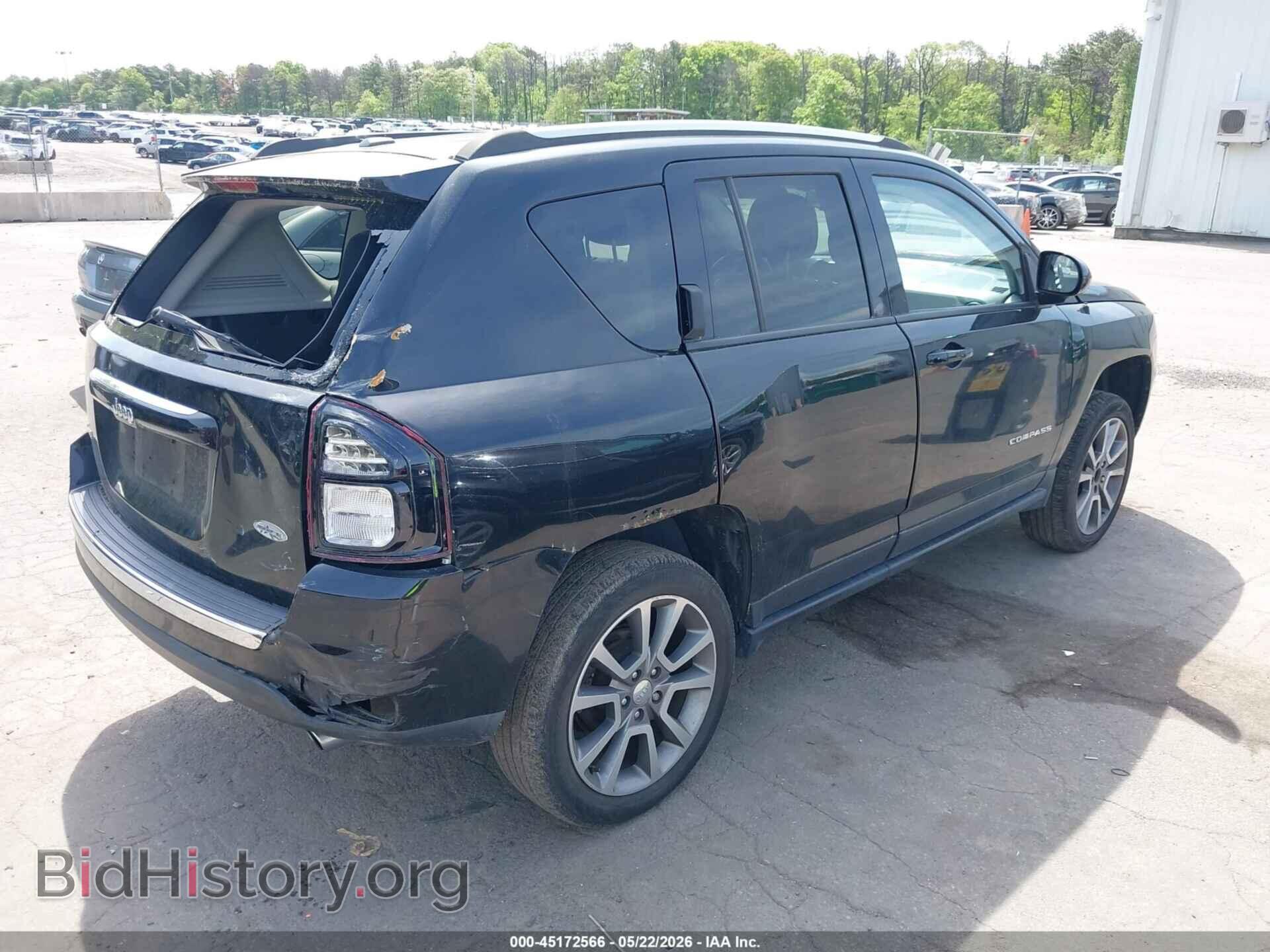 2016 JEEP COMPASS - VIN: 1C4NJDEB9GD707864 - Фото 4