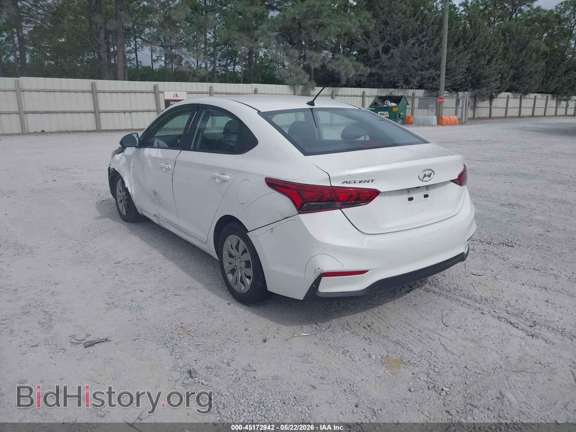 2019 HYUNDAI ACCENT - VIN: 3KPC24A38KE040084 - Фото 3