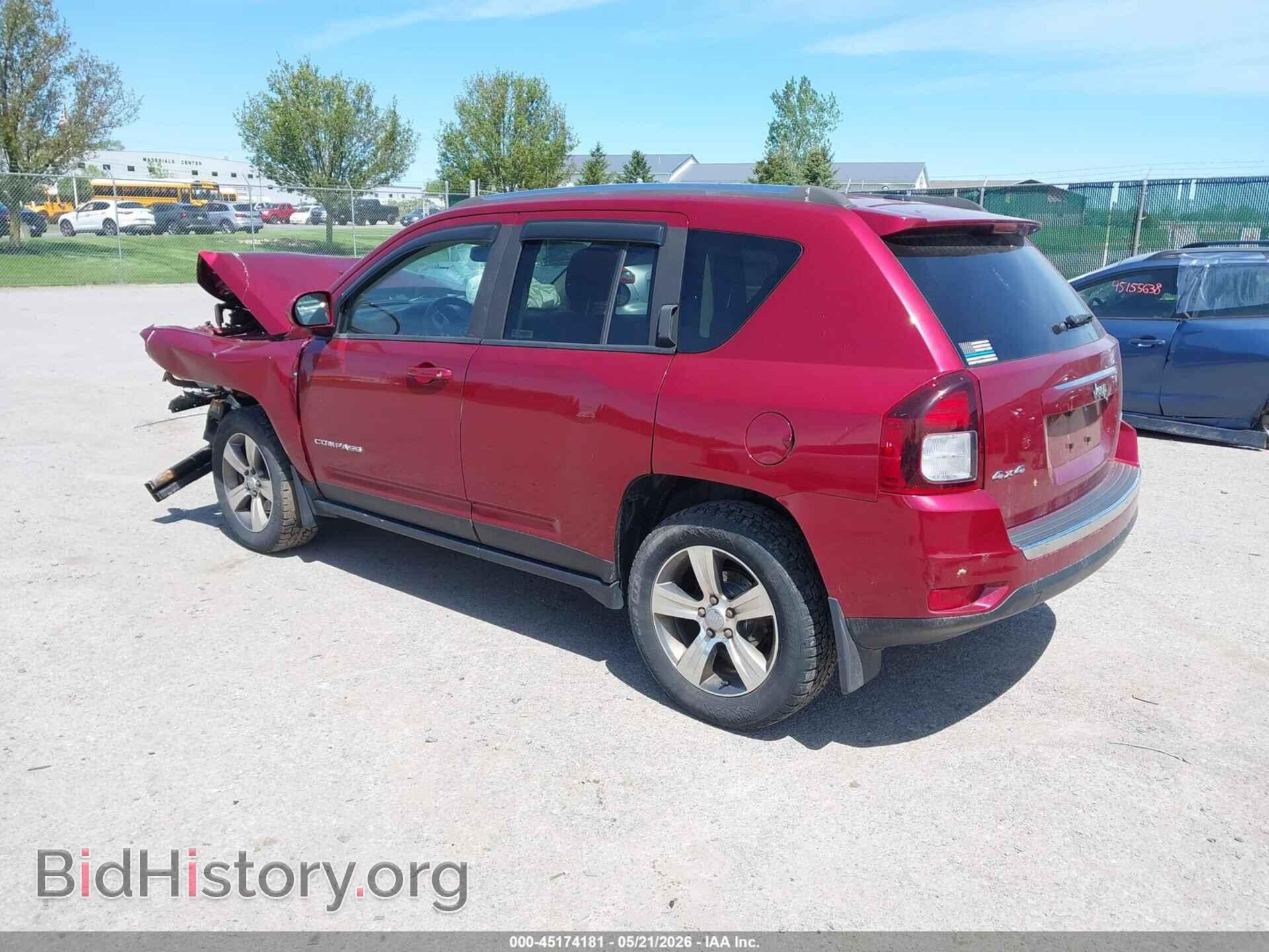 2016 JEEP COMPASS - VIN: 1C4NJDEB2GD730712 - Фото 3