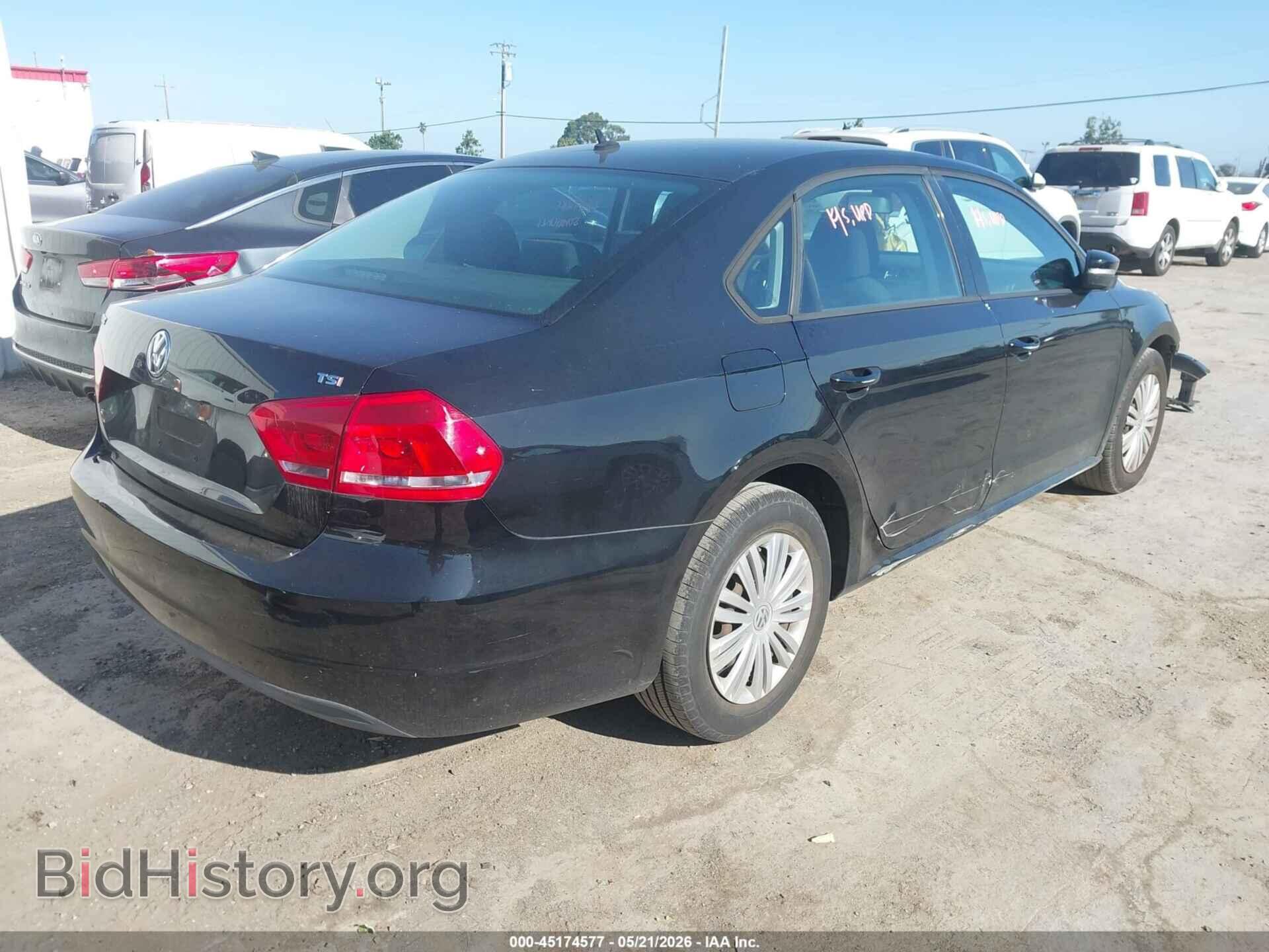 2014 VOLKSWAGEN PASSAT - VIN: 1VWAT7A30EC114497 - Фото 4