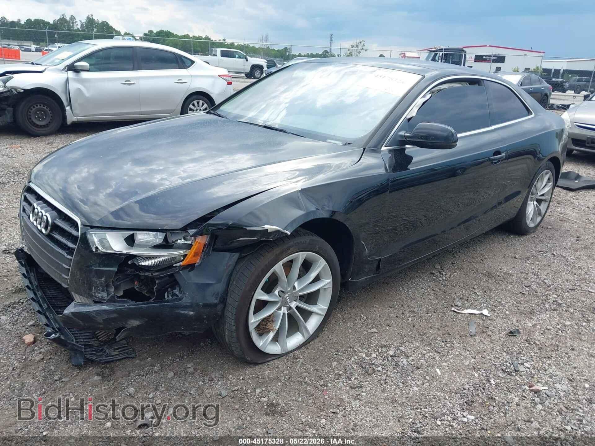 2013 AUDI A5 - VIN: WAUCFAFR1DA037417 - Photo 2