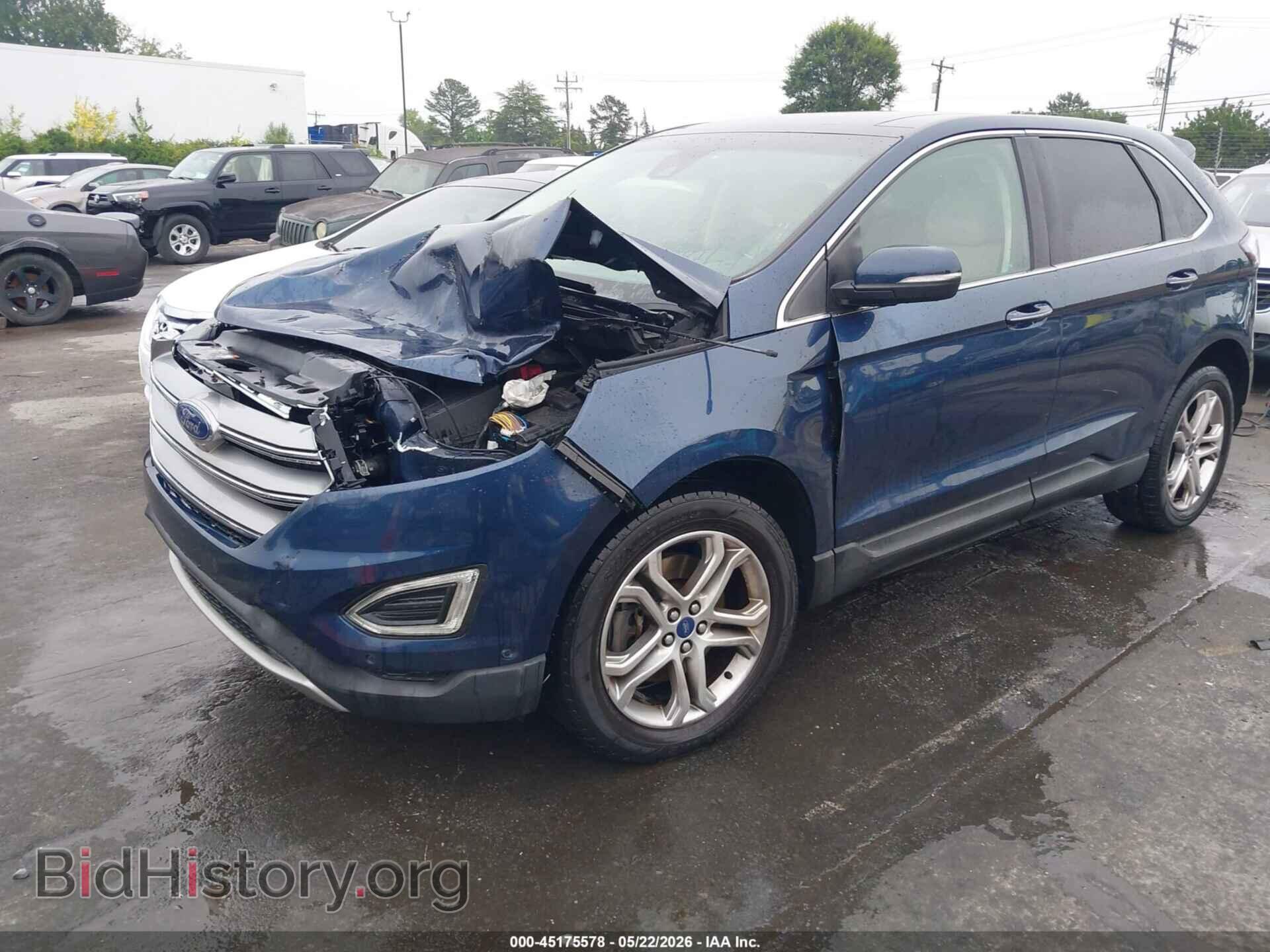 2017 FORD EDGE - VIN: 2FMPK4K80HBB66298 - Фото 2