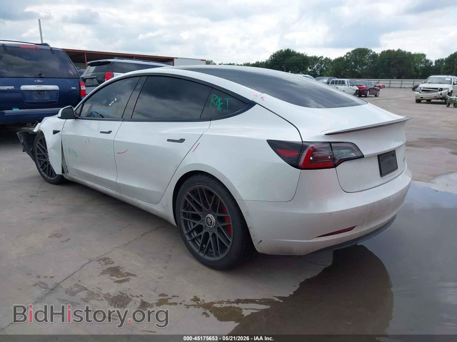2022 TESLA MODEL 3 - VIN: 5YJ3E1EC6NF259866 - Фото 3