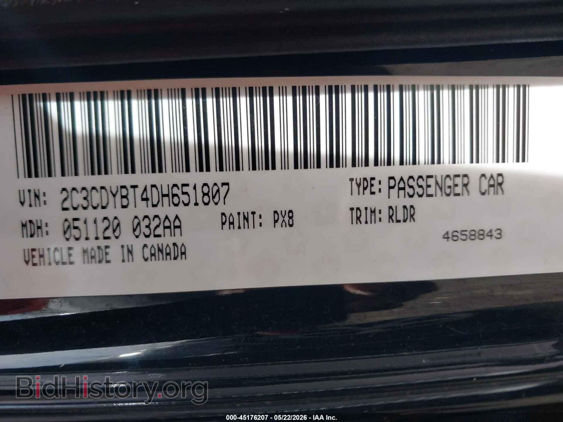 2013 DODGE CHALLENGER - VIN: 2C3CDYBT4DH651807 - Photo 9