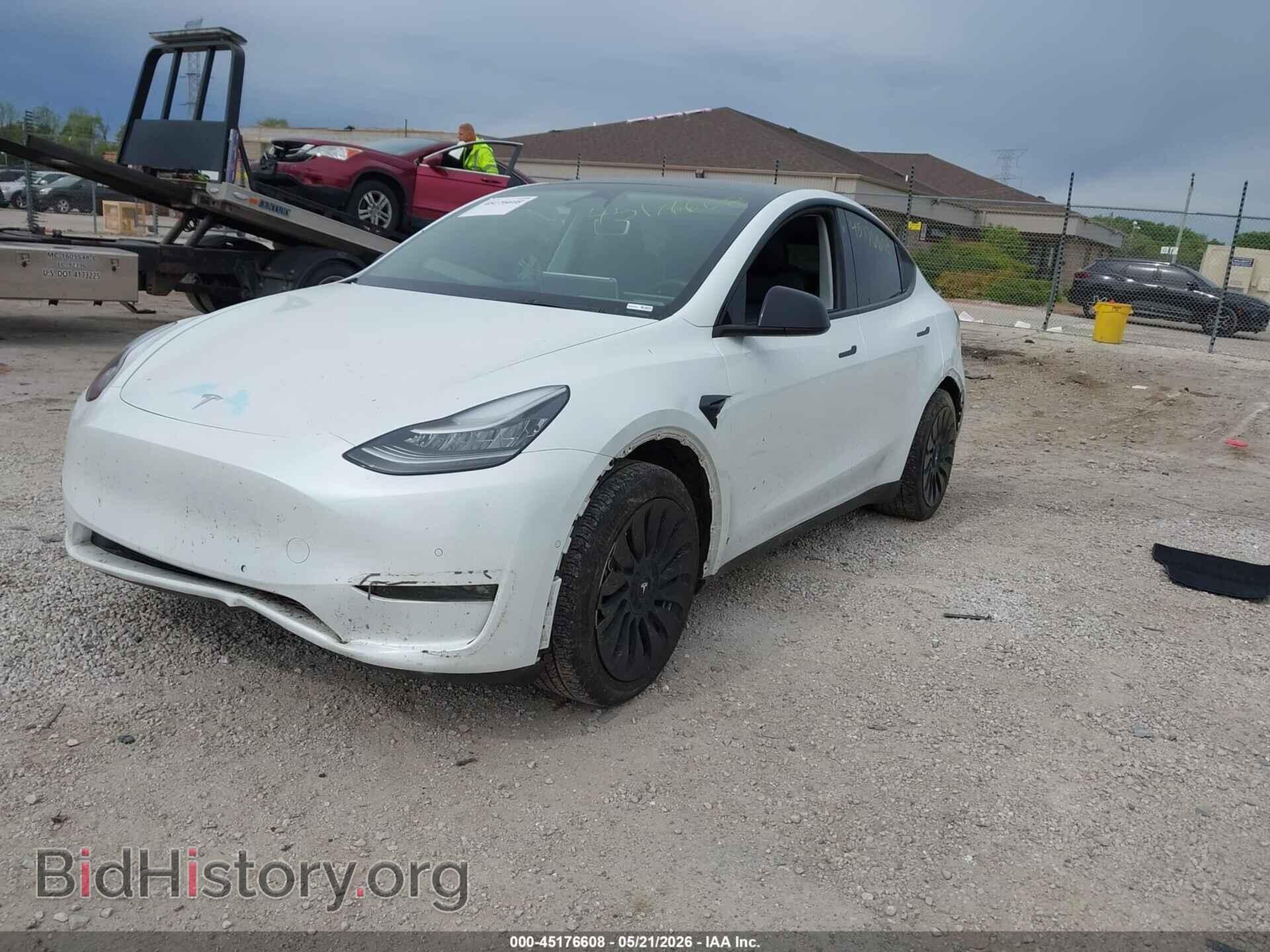 2021 TESLA MODEL Y - VIN: 5YJYGDED5MF103665 - Фото 2